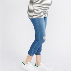 Maternity Crop Jeans